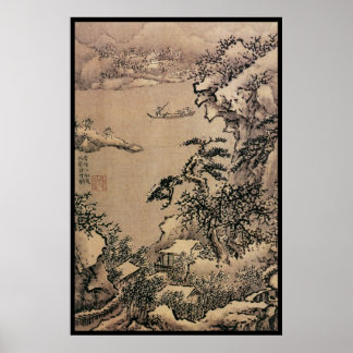 Chinesische Landschaft (II) Poster