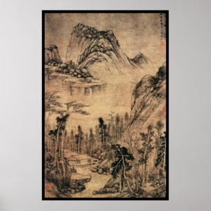 Chinesische Landschaft (ix) Poster