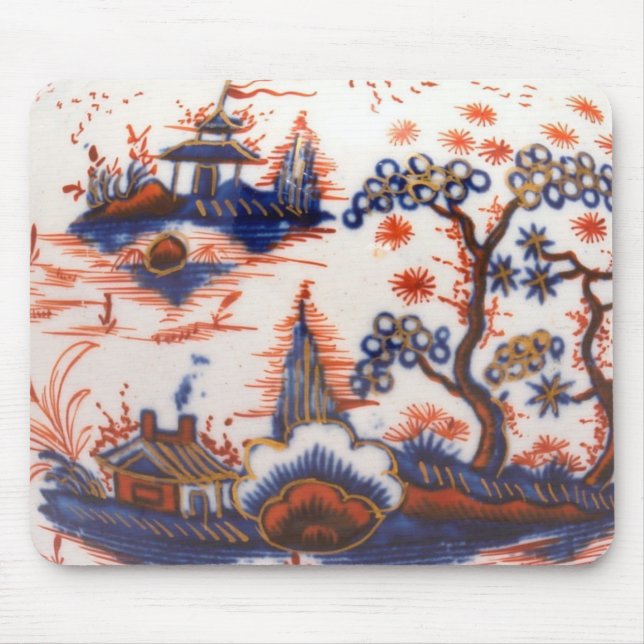 Chinesische Landschaft Liverpools, circa 1775 Mousepad (Vorne)