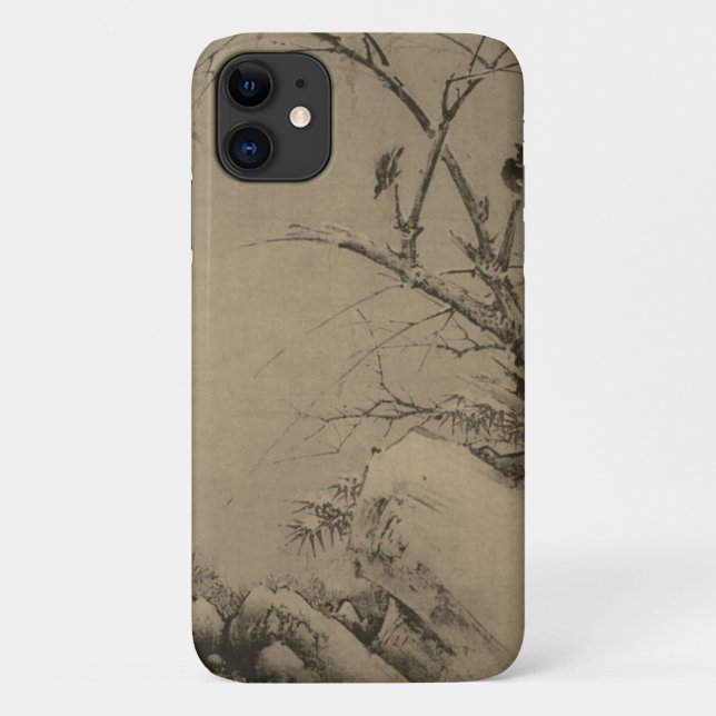 Chinesische Landschaft mit Felsen und Bäumen Case-Mate iPhone Hülle (Rückseite)