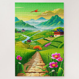 Chinesische Landschaft Puzzle
