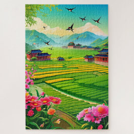 Chinesische Landschaft Puzzle