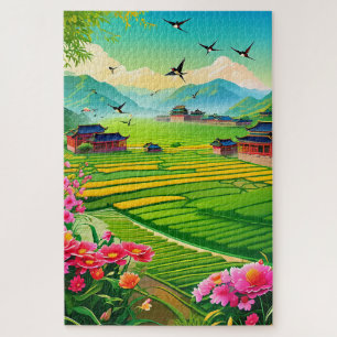 Chinesische Landschaft Puzzle