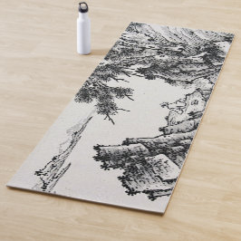 Chinesische Landschaften Kunst reversibler Yogamat Yogamatte
