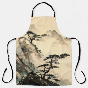 Chinesische Landschaftsmalerei.chinesisch,malerei, Schürze