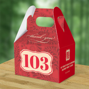 Chinesische "Langlebigkeit" Ältere zum Geburtstag Geschenkschachtel