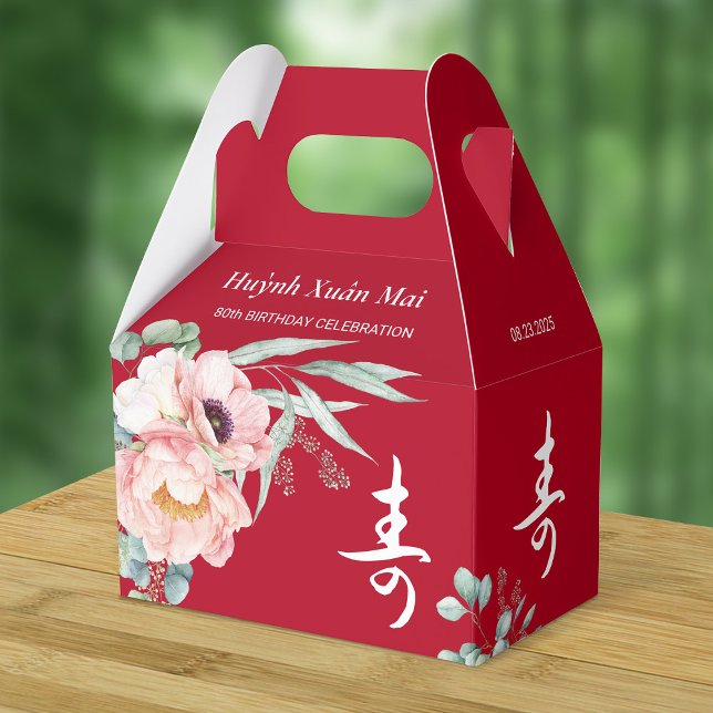 Chinesische LanglebigkeitsBirthday Peony Fevor Box Geschenkschachtel (Von Creator hochgeladen)