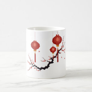 Chinesische Lanterns-Tasse Kaffeetasse
