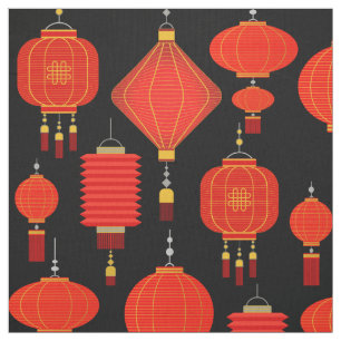 Chinesische Laternen Stoff