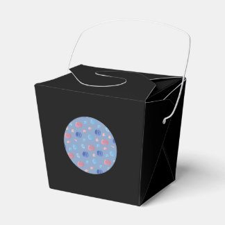 Chinesische Laternen ziehen sich aus dem Gesichtsf Geschenkschachtel