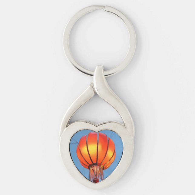 Chinesische Laternenkette Schlüsselanhänger (Vorderseite)
