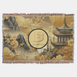 Chinesische Malerei Imitate Golden Dripping Mit Mo Decke