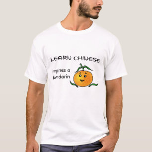 Chinesische Mandarin Sprache und Obst T-Shirt