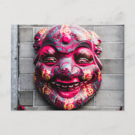 Chinesische Maske Postkarte