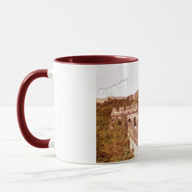 Chinesische Mauer Badaling Tasse (Links)