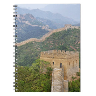 Chinesische Mauer bei Jinshanling, China. 2 Notizblock