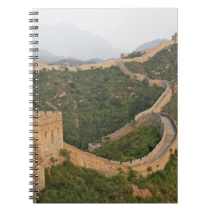 Chinesische Mauer bei Jinshanling, China, Asien Notizblock