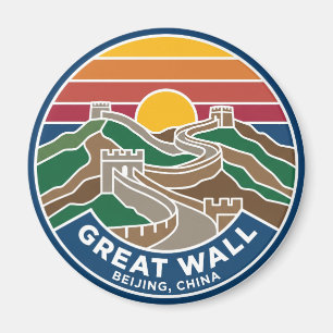 Chinesische Mauer Magnet