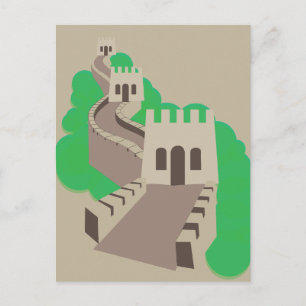 Chinesische Mauer Postkarte