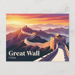 Chinesische Mauer Postkarte
