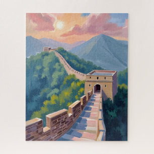 Chinesische Mauer   Reise Malerei Puzzle