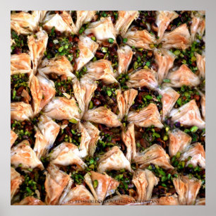 Chinesische Mauer von Baklava Poster