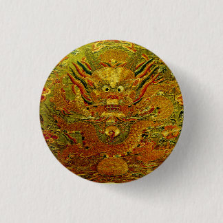 Chinesische Ming-Dynastie Stickerei des goldenen Button
