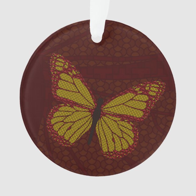 Chinesische Monarchakrobatik Ornament (Vorderseite)