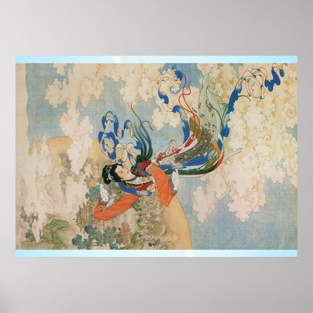Chinesische Moon Goddess Poster (Vorne)