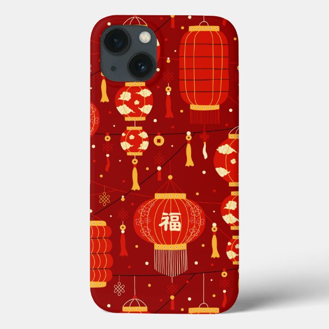 Chinesische Neujahrsleuchten Case-Mate iPhone Hülle (Rückseite)