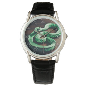 Chinesische Neujahrsschlange Origami Zodiac Birthd Armbanduhr