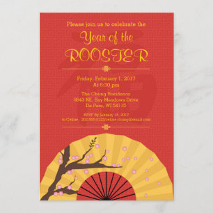 Chinesische Neujahrsspezifische Party Einladung