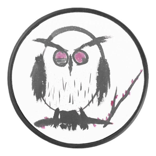 Chinesische Ochse Eishockey Puck (Vorderseite)