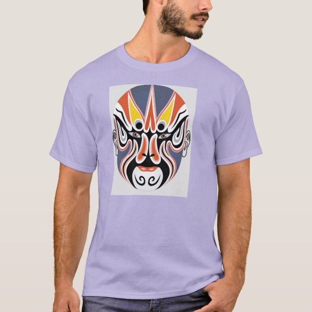 CHINESISCHE OPERN-MASKE T-Shirt (Vorderseite)