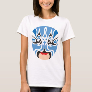 Chinesische Opern-Maske von der Mascarata™ T-Shirt