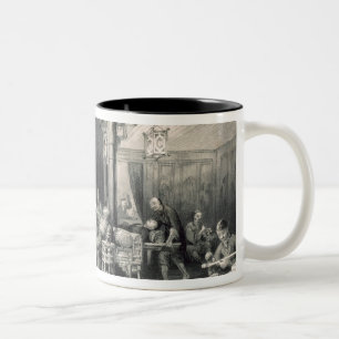 Chinesische Opium-Raucher, 'von der China in einer Zweifarbige Tasse