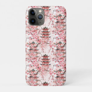 Chinesische Pagode mit Kirschblüten (7) Case-Mate iPhone Hülle