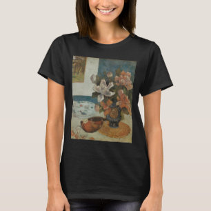 Chinesische Päonien und Mandoline von Paul Gauguin T-Shirt