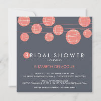Chinesische Papier Lanterns Bridal Dusche Einladun