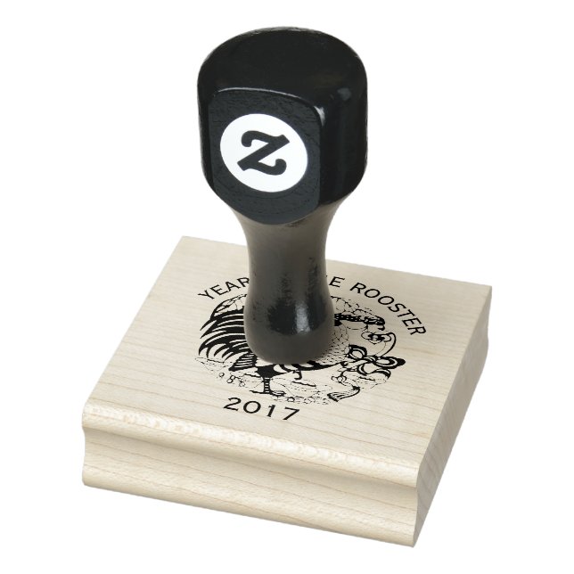 Chinesische Papierausschnitt - Jahr 2017 Briefmark Gummistempel (Stempel)