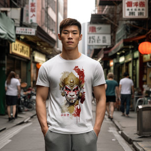 Chinesische Peking-Oper / Affenkönig (孫 悟 空) T-Shirt