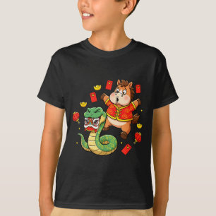 Chinesische Pferd Schlange Lustige Kinder Männer F T-Shirt