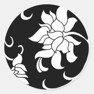 Chinesische Pfingstrose - Aufkleber
