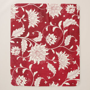 Chinesische Porzellan-Imitation: Blumenmalerei Sherpadecke
