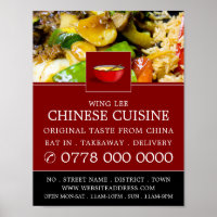 Chinesische Restaurantwerbung