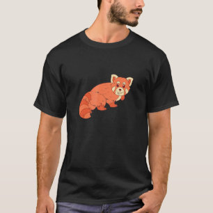 Chinesische Rote Panda Wildlife Forest Tierart Chi T-Shirt