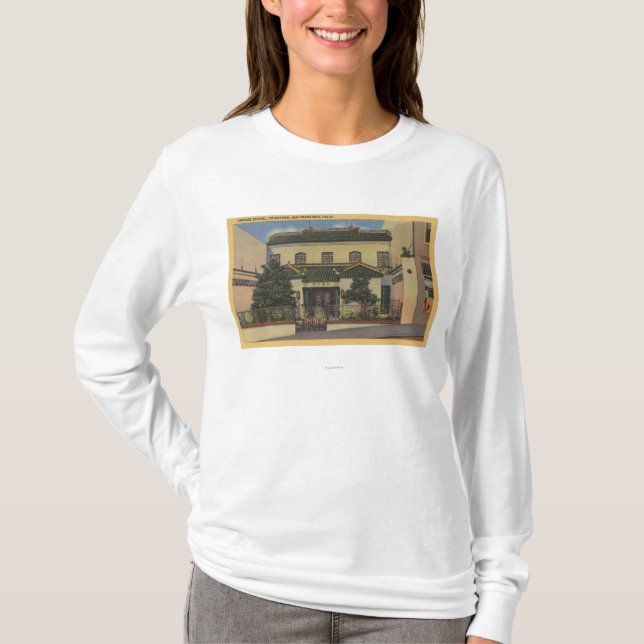 Chinesische Schule in Chinatown San Francisco, CA T-Shirt (Vorderseite)