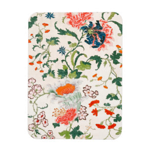 Chinesische Seidendesign Mitte des 18. Jahrhundert Magnet