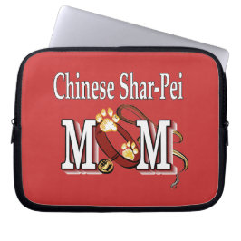 Chinesische Shar-Pei-Hunde-Mama Laptopschutzhülle