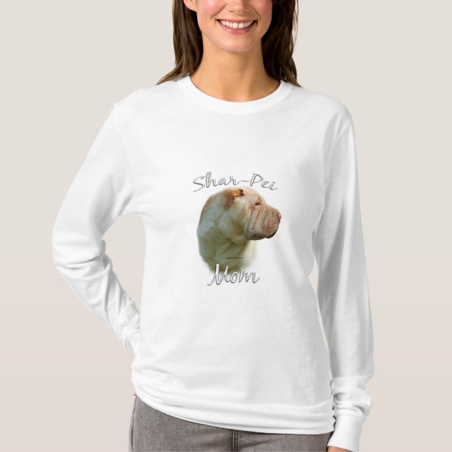 Chinesische Shar-Pei-Mama 2 T-Shirt (Vorderseite)
